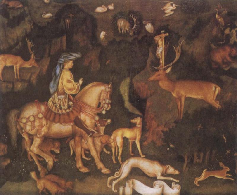 Antonio Pisanello The Vision of Saint Eustace oil painting image